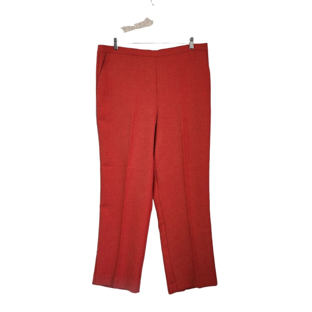 Alfred Dunner Proportioned Medium Pull-On Pants size 18 Persimmon 61403 NWT